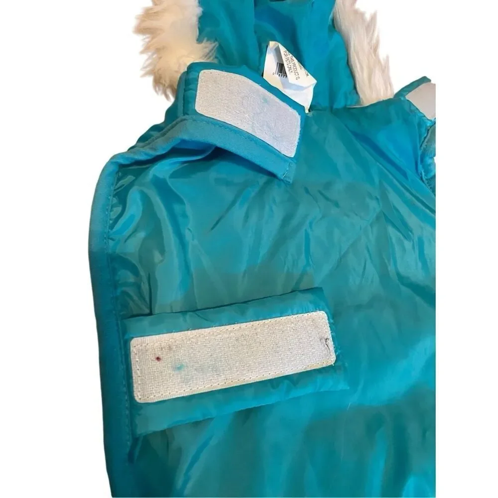 XS Hooded Pet Coat Handkerchief Clothing Dog Cat Winter